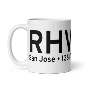 San Jose (KRHV) Airport Mug