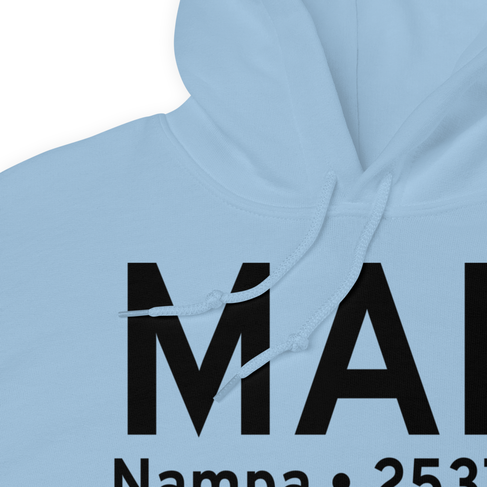 Nampa (KS67) Airport Hoodie Sweatshirt 