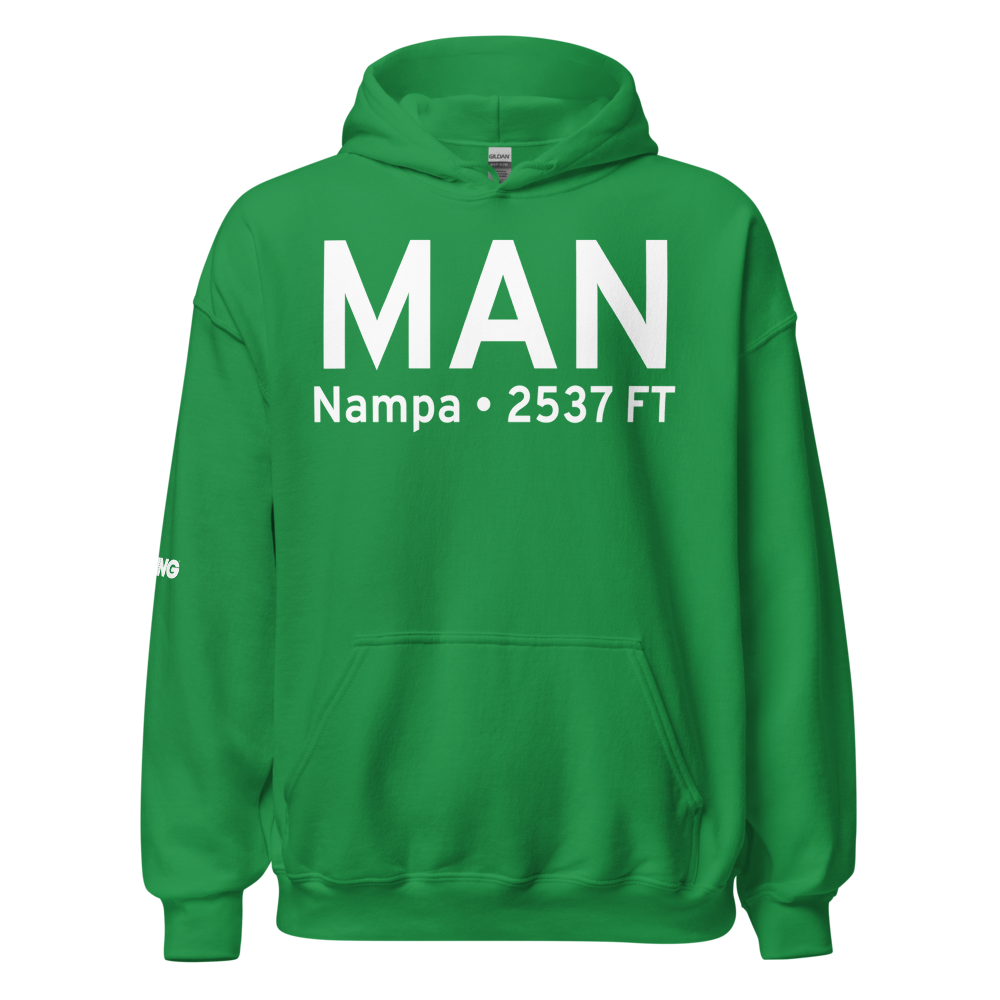 Nampa (KS67) Airport Hoodie Sweatshirt 