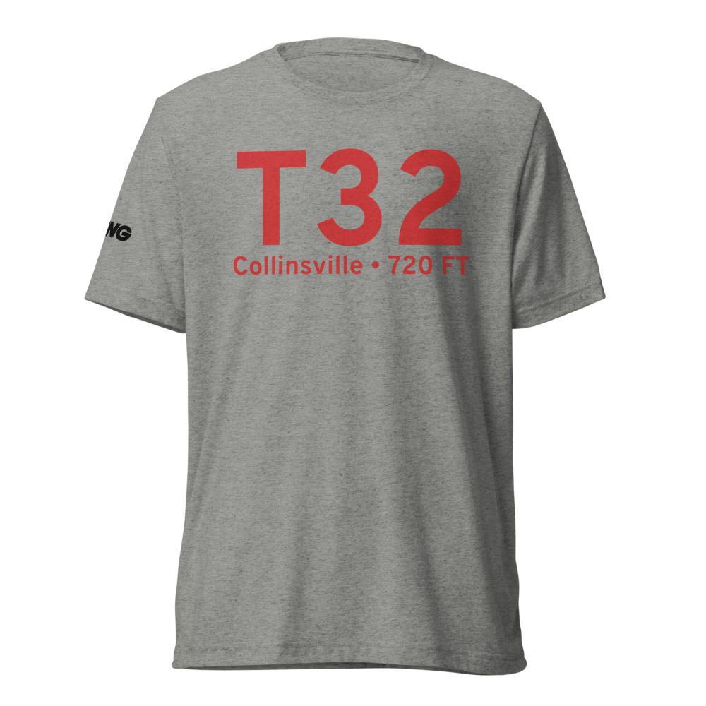 Collinsville (T32) Airport Tri-blend T-Shirt 