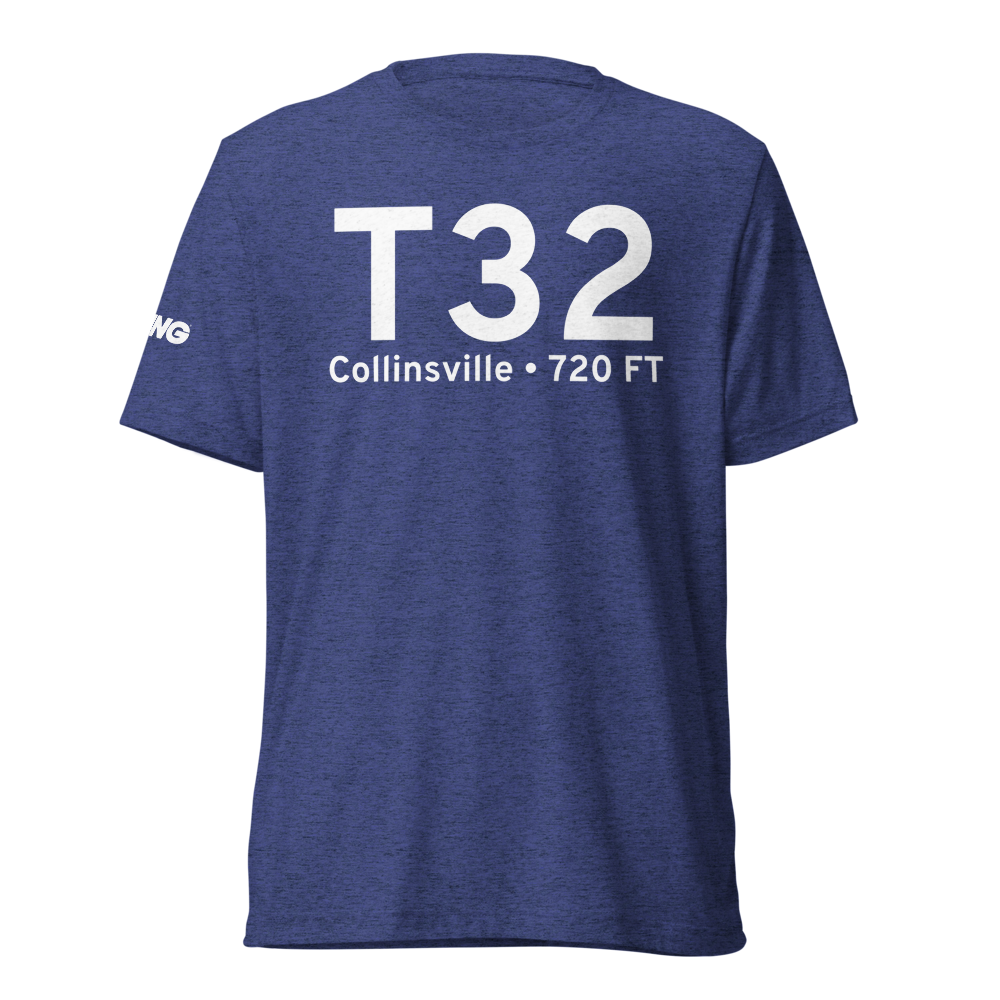 Collinsville (T32) Airport Tri-blend T-Shirt 