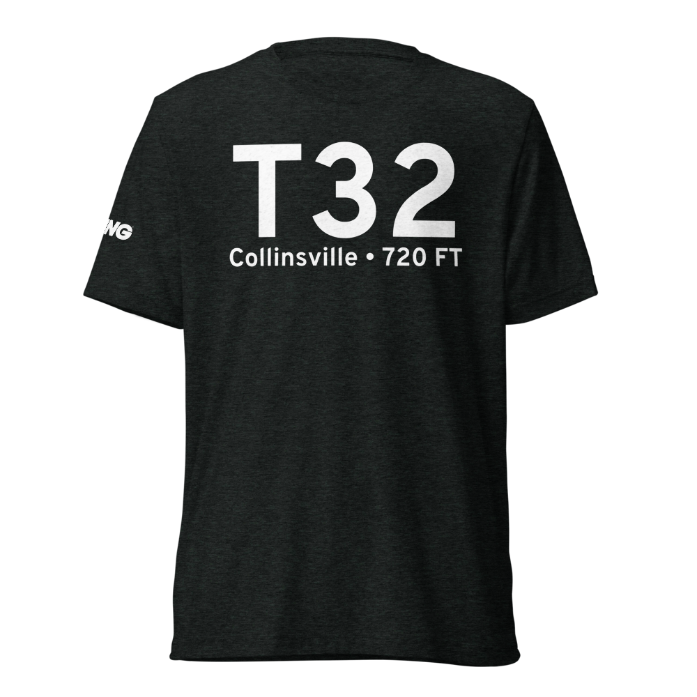 Collinsville (T32) Airport Tri-blend T-Shirt 