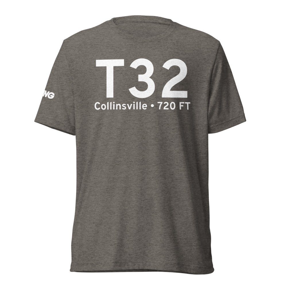 Collinsville (T32) Airport Tri-blend T-Shirt 