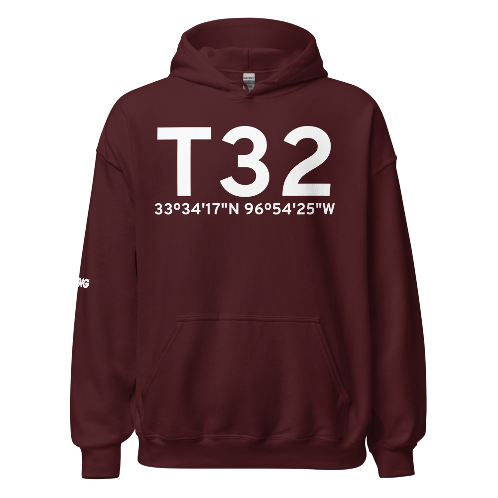 Collinsville (T32) Airport Hoodie Sweatshirt 
