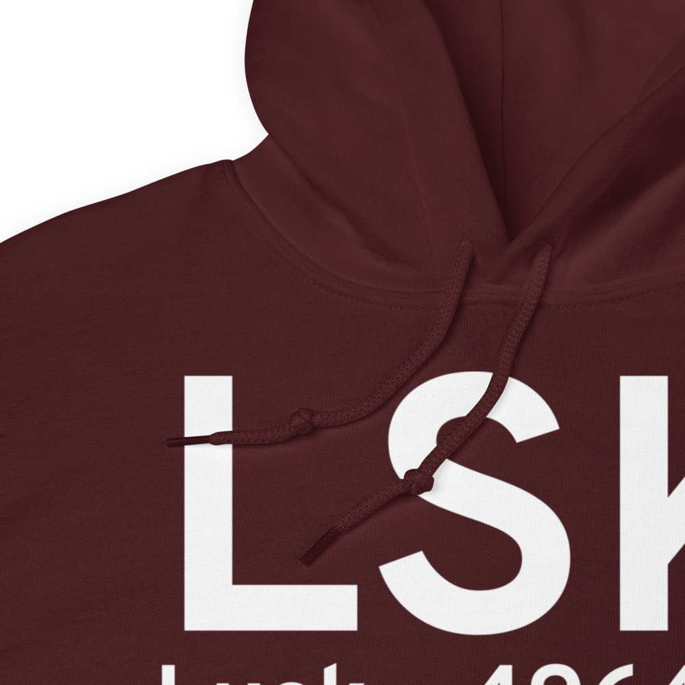 Lusk (KLSK) Airport Hoodie Sweatshirt 