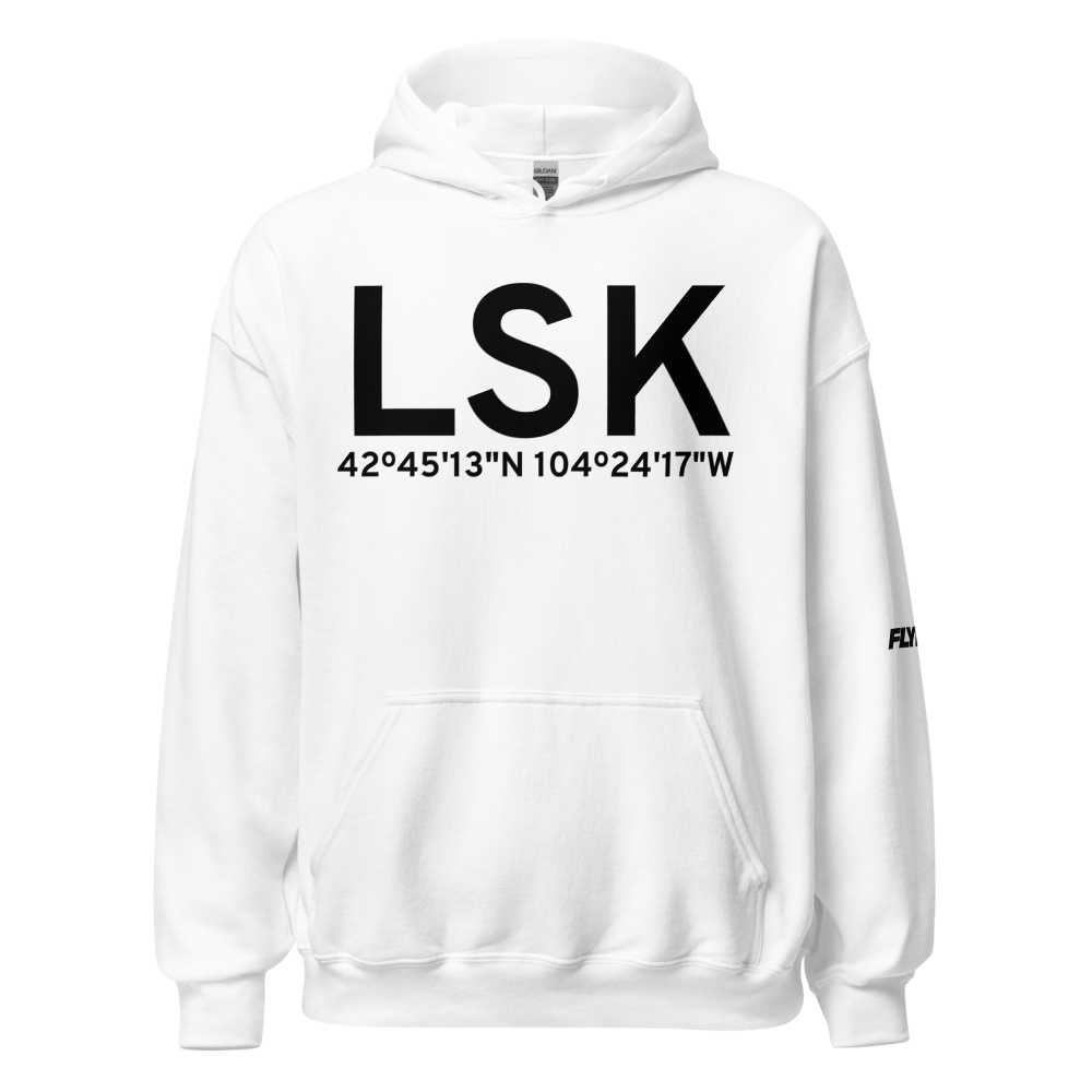 Lusk (KLSK) Airport Hoodie Sweatshirt 