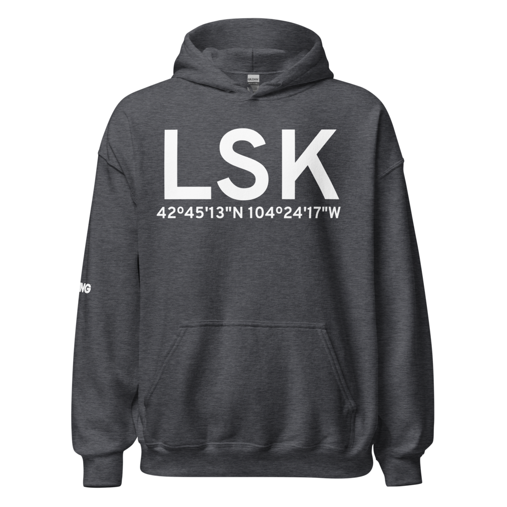 Lusk (KLSK) Airport Hoodie Sweatshirt 