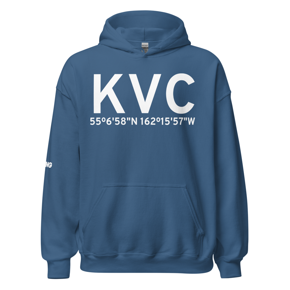 King Cove (PAVC) Airport Hoodie Sweatshirt 