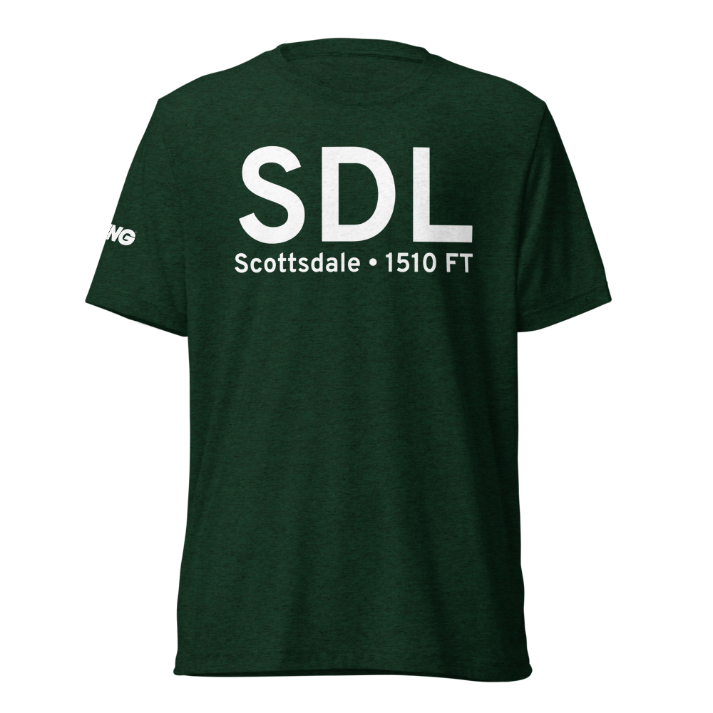 Scottsdale (KSDL) Airport Tri-blend T-Shirt 