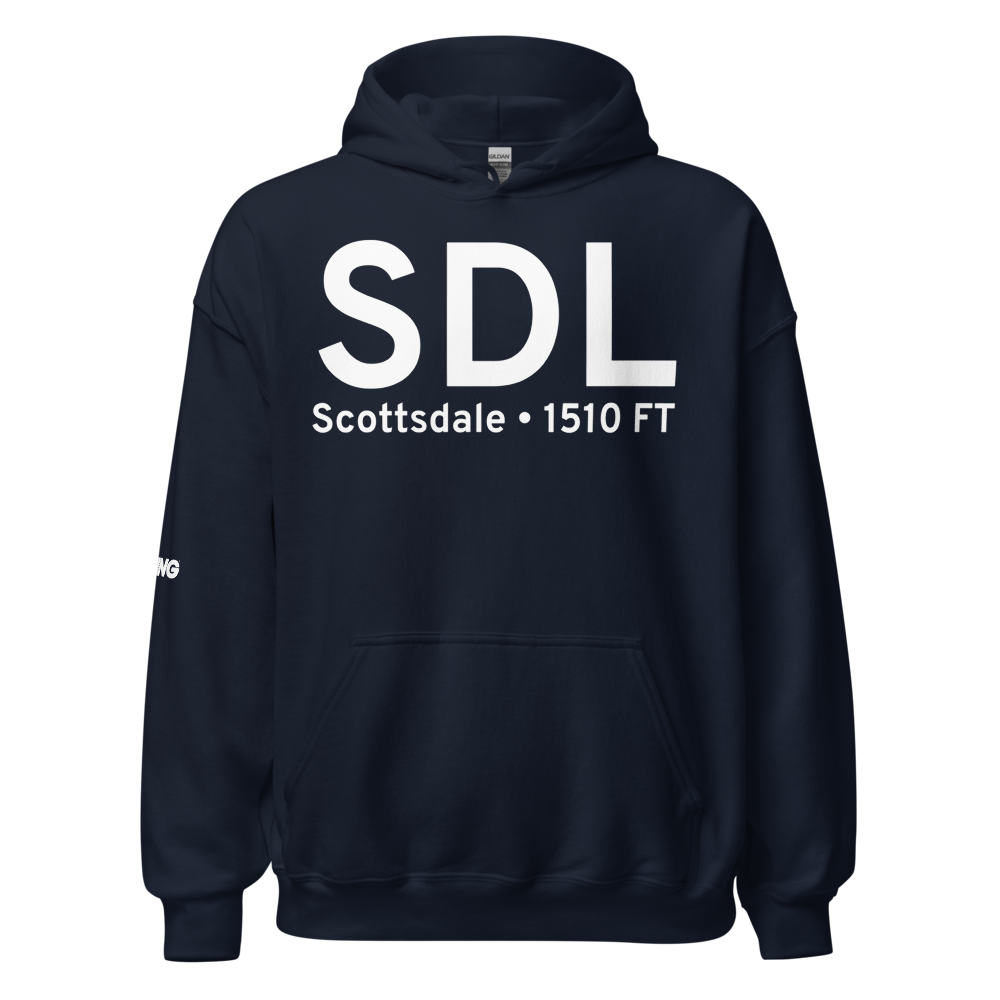 Scottsdale (KSDL) Airport Hoodie Sweatshirt 