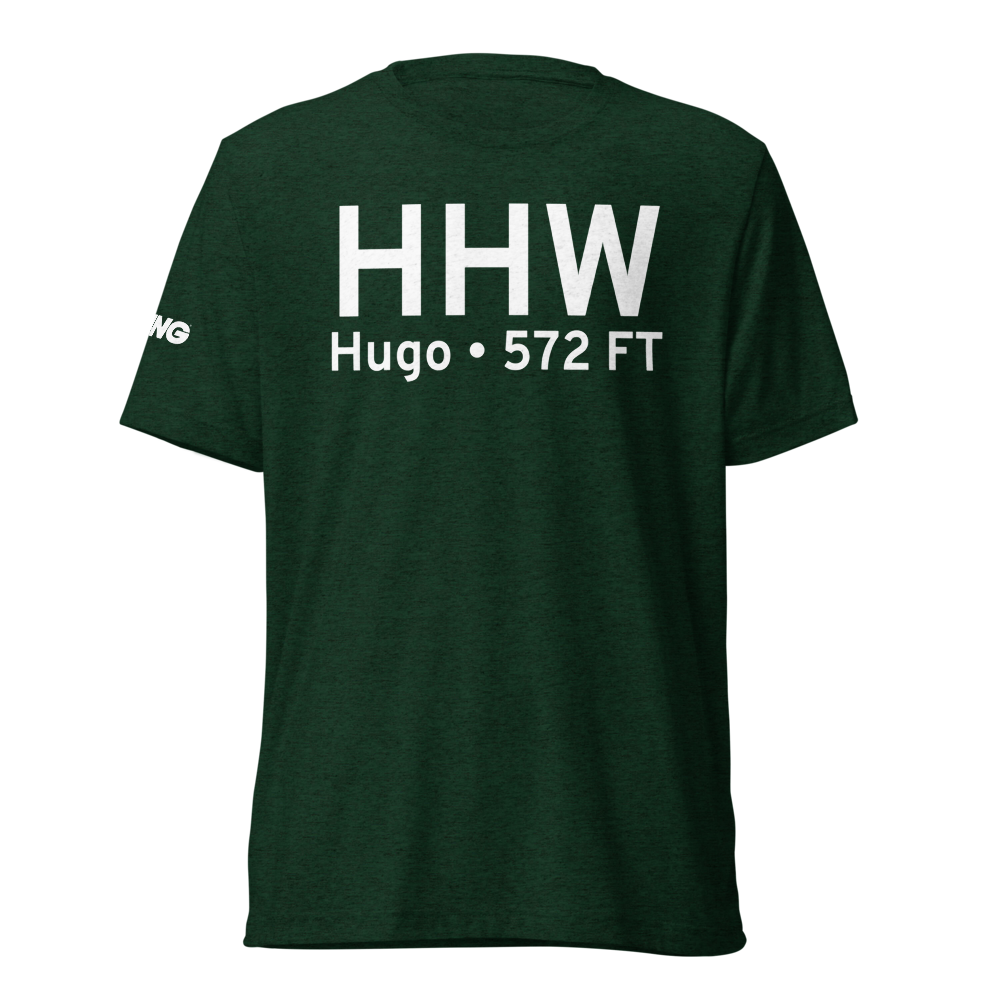 Hugo (KHHW) Airport Tri-blend T-Shirt 