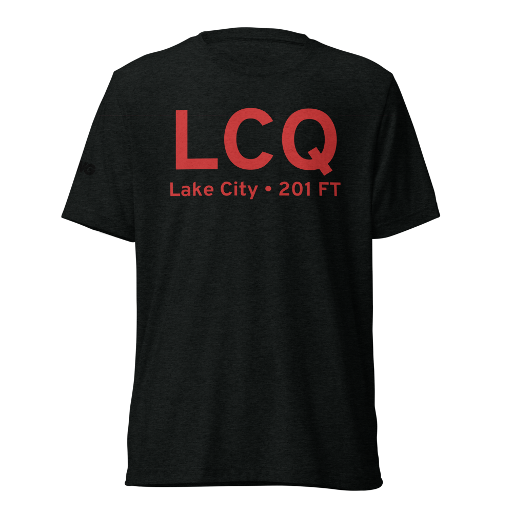 Lake City (KLCQ) Airport Tri-blend T-Shirt 