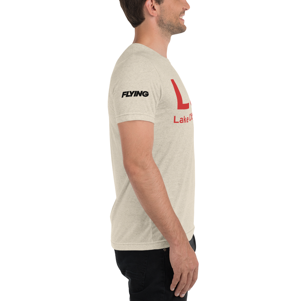 Lake City (KLCQ) Airport Tri-blend T-Shirt 
