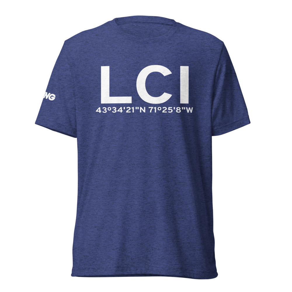 Laconia (KLCI) Airport Tri-blend T-Shirt 