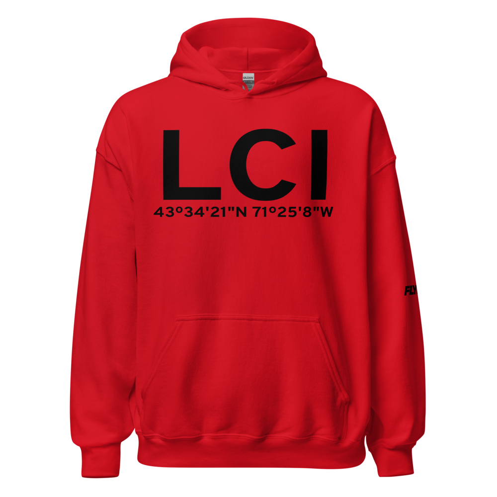 Laconia (KLCI) Airport Hoodie Sweatshirt 