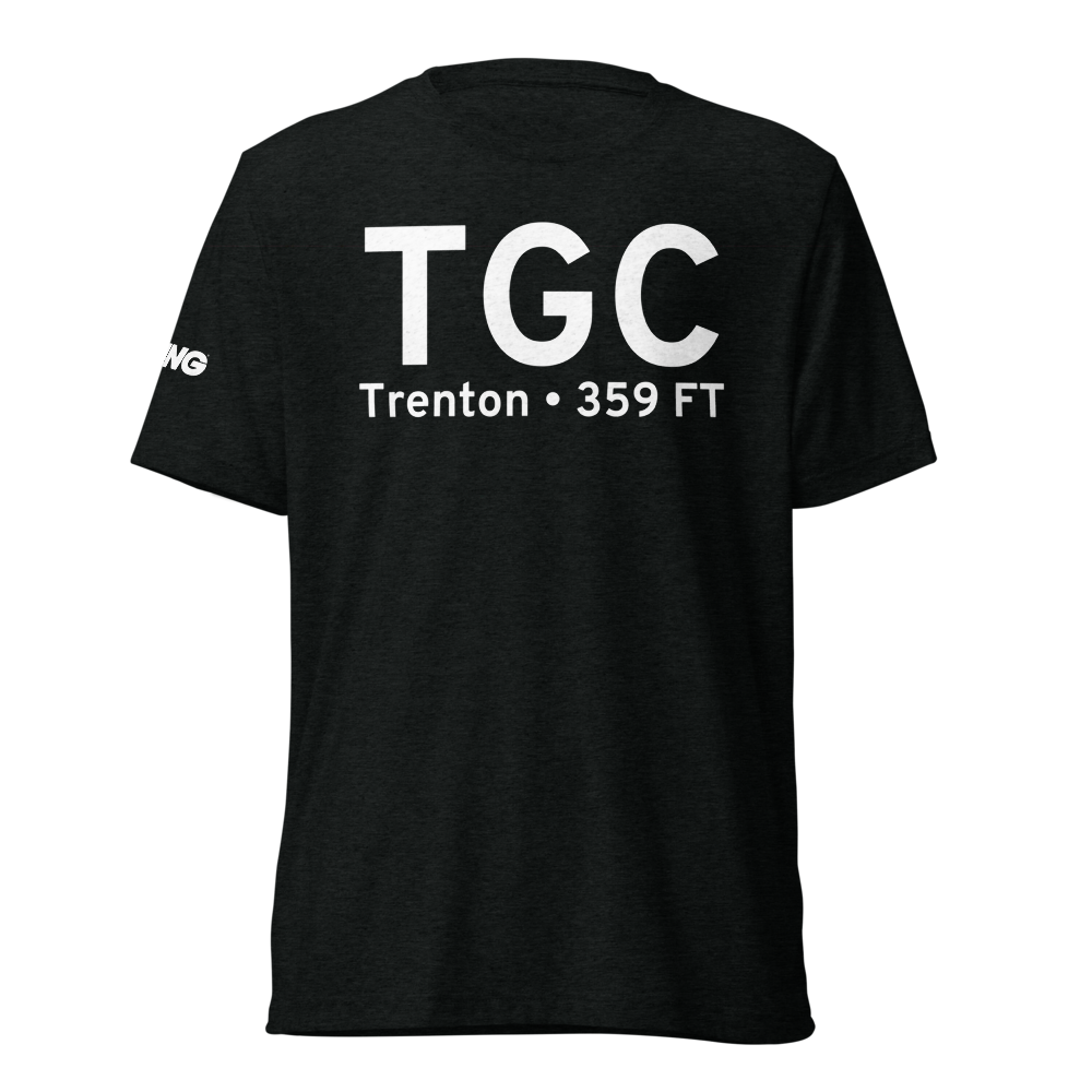 Trenton (KTGC) Airport Tri-blend T-Shirt 