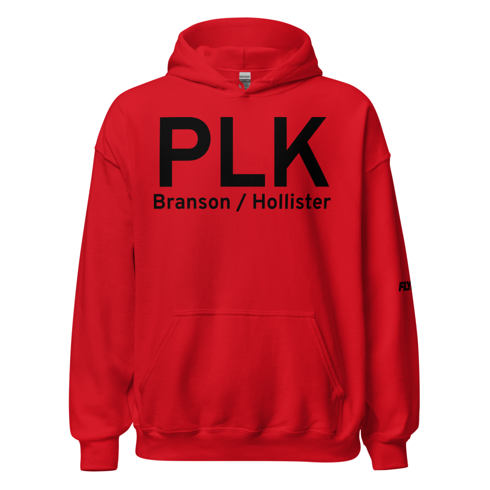 Branson / Hollister (KPLK) Airport Hoodie Sweatshirt 