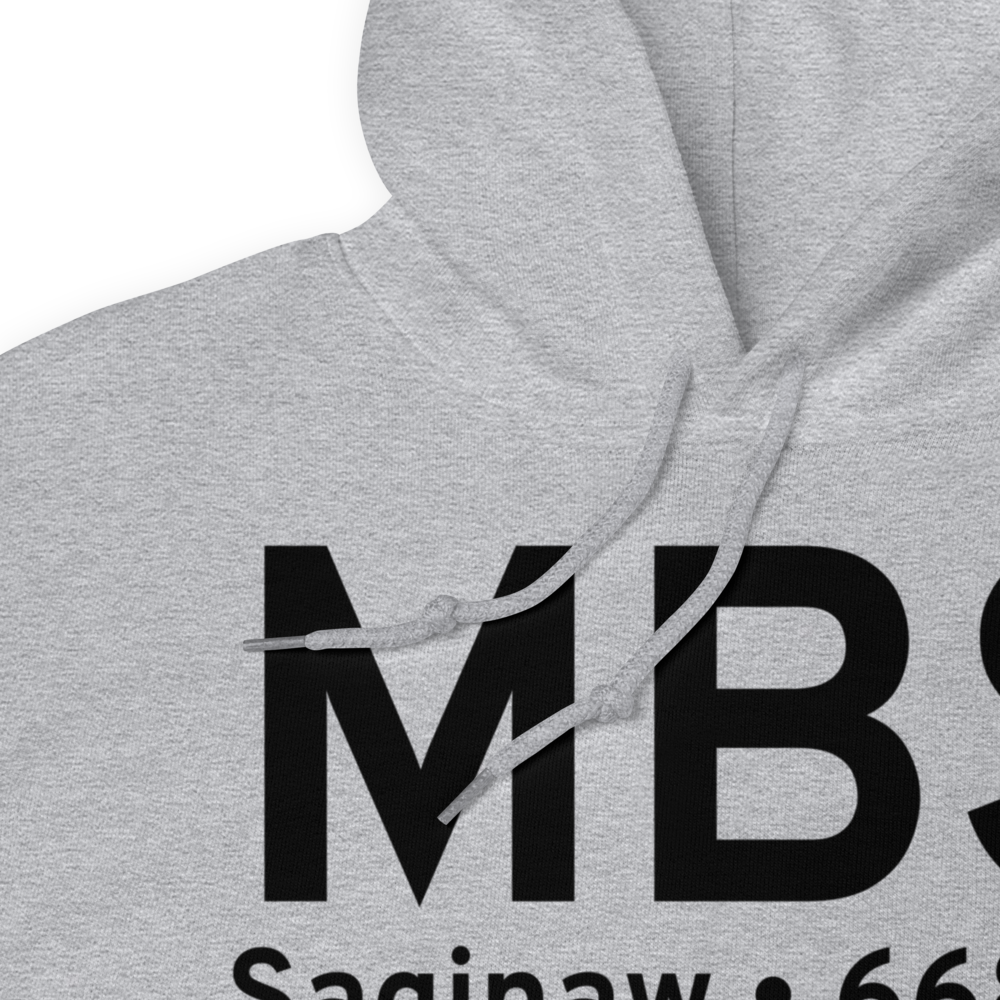 Saginaw (KMBS) Airport Hoodie Sweatshirt 