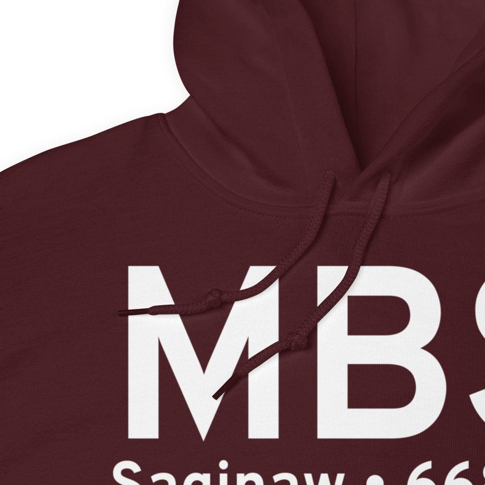 Saginaw (KMBS) Airport Hoodie Sweatshirt 