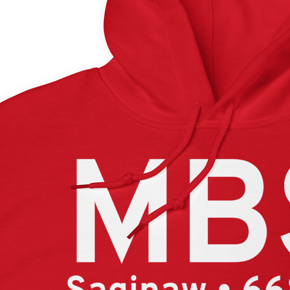 Saginaw (KMBS) Airport Hoodie Sweatshirt 