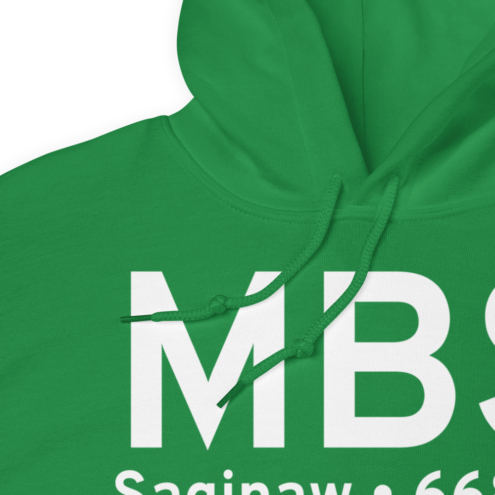 Saginaw (KMBS) Airport Hoodie Sweatshirt 