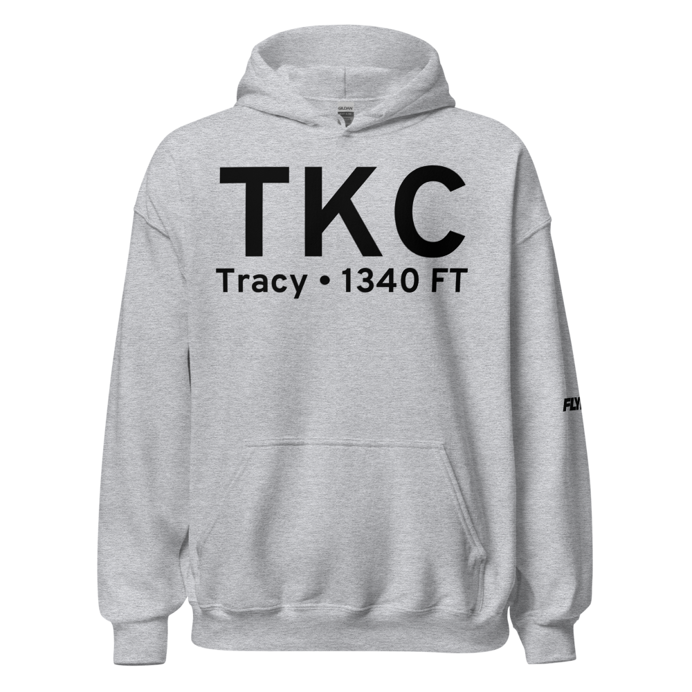 Tracy (KTKC) Airport Hoodie Sweatshirt 
