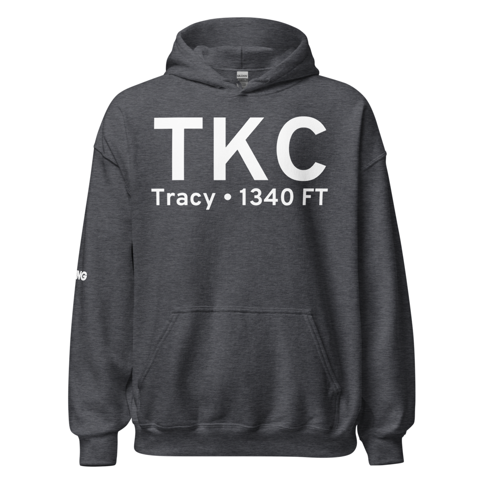 Tracy (KTKC) Airport Hoodie Sweatshirt 