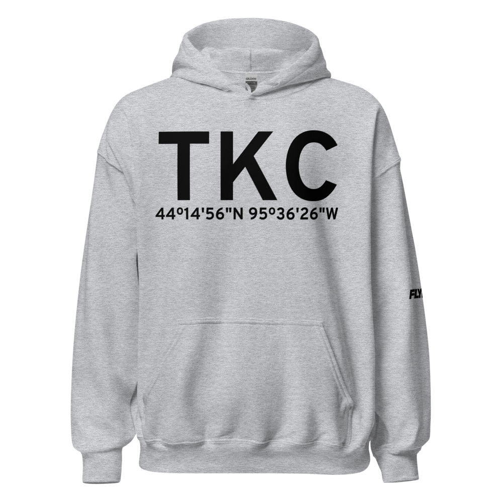 Tracy (KTKC) Airport Hoodie Sweatshirt 