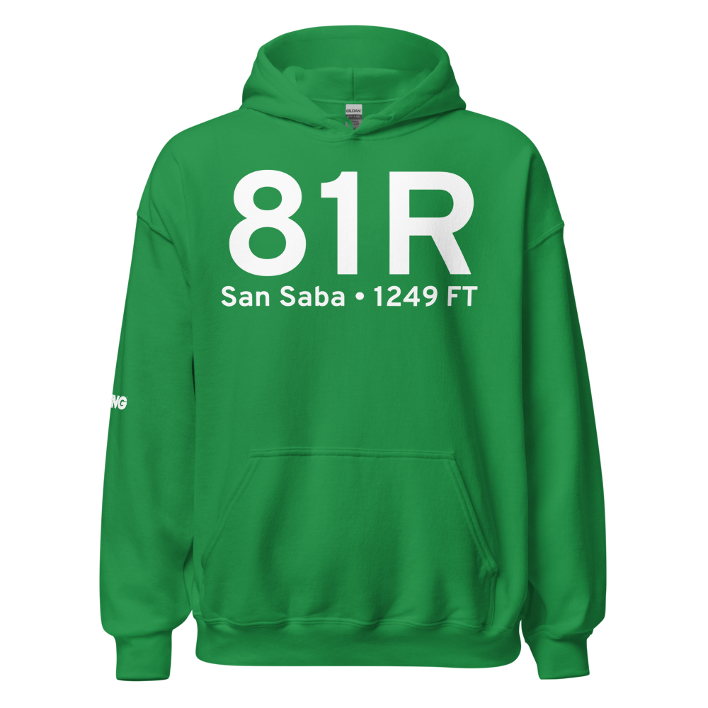 San Saba (K81R) Airport Hoodie Sweatshirt 