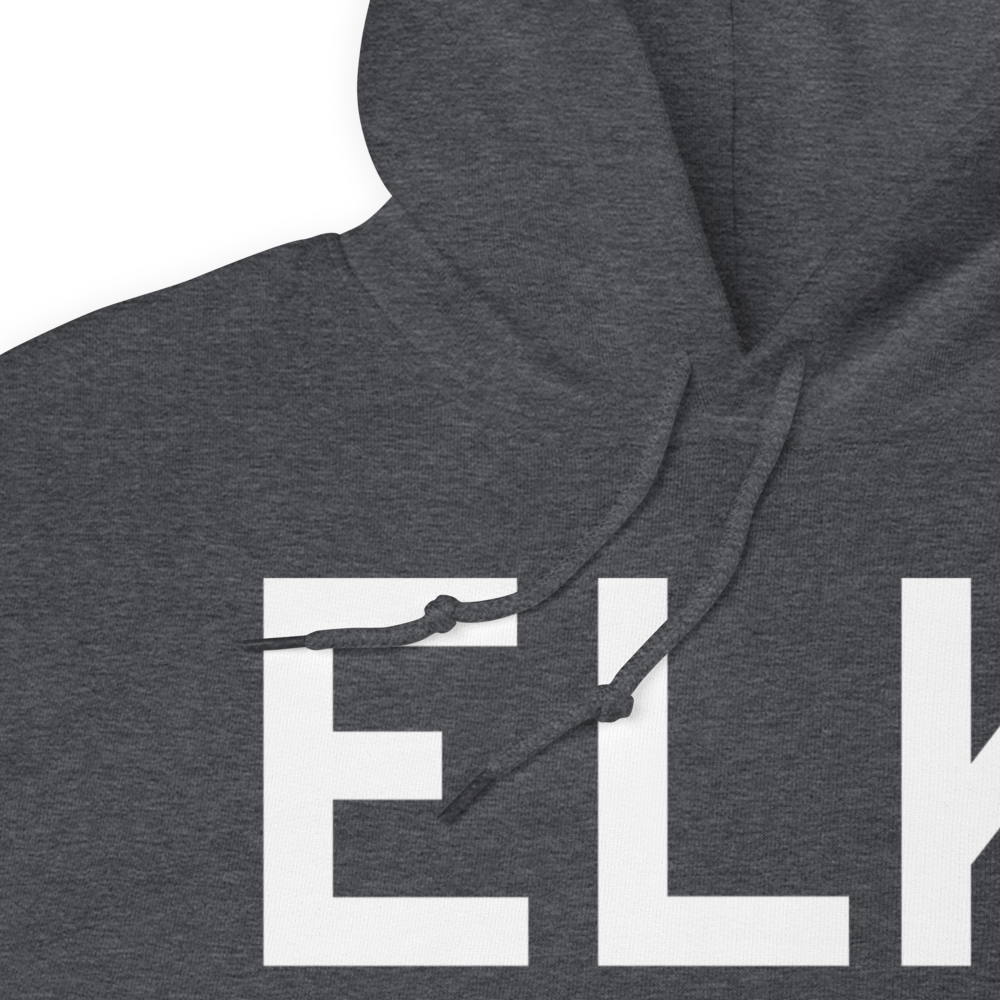 Elk City (KELK) Airport Hoodie Sweatshirt 