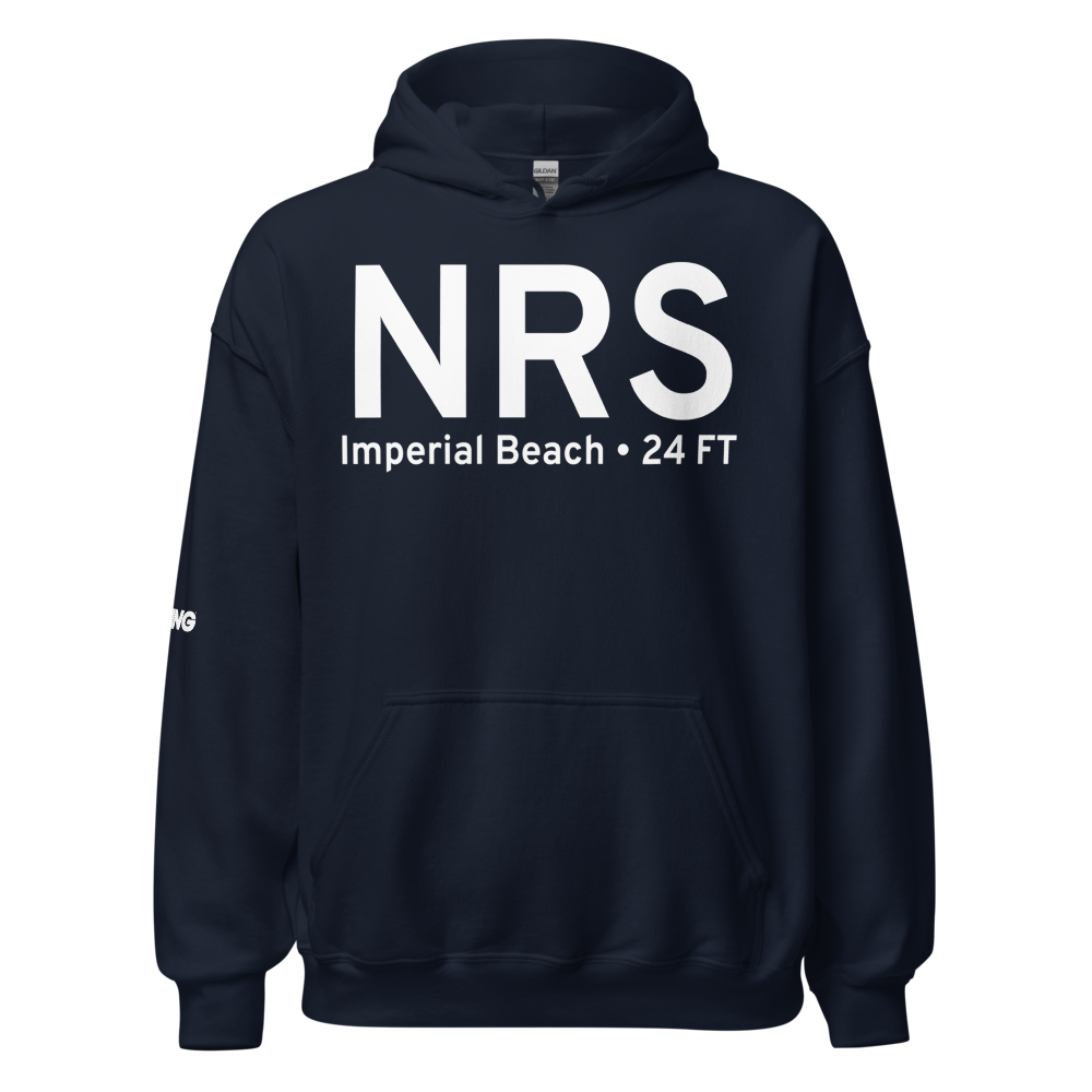 Imperial Beach (KNRS) Airport Hoodie Sweatshirt 