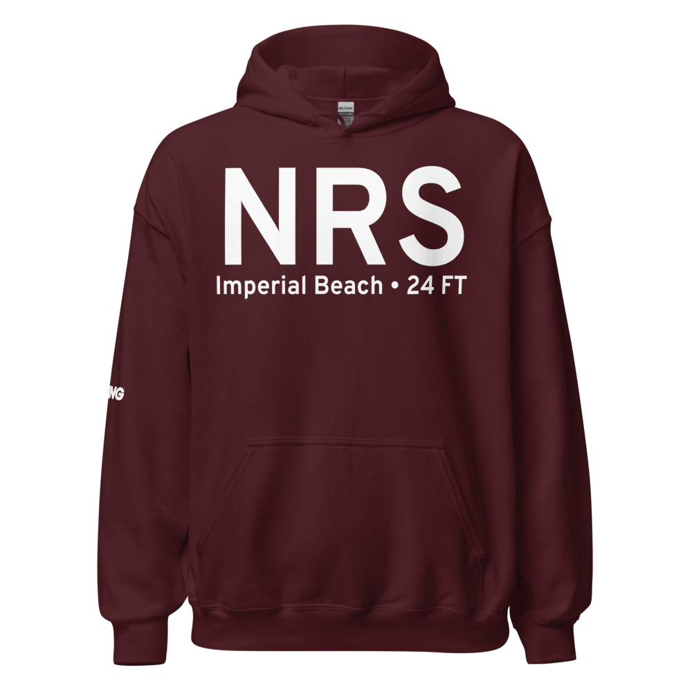 Imperial Beach (KNRS) Airport Hoodie Sweatshirt 