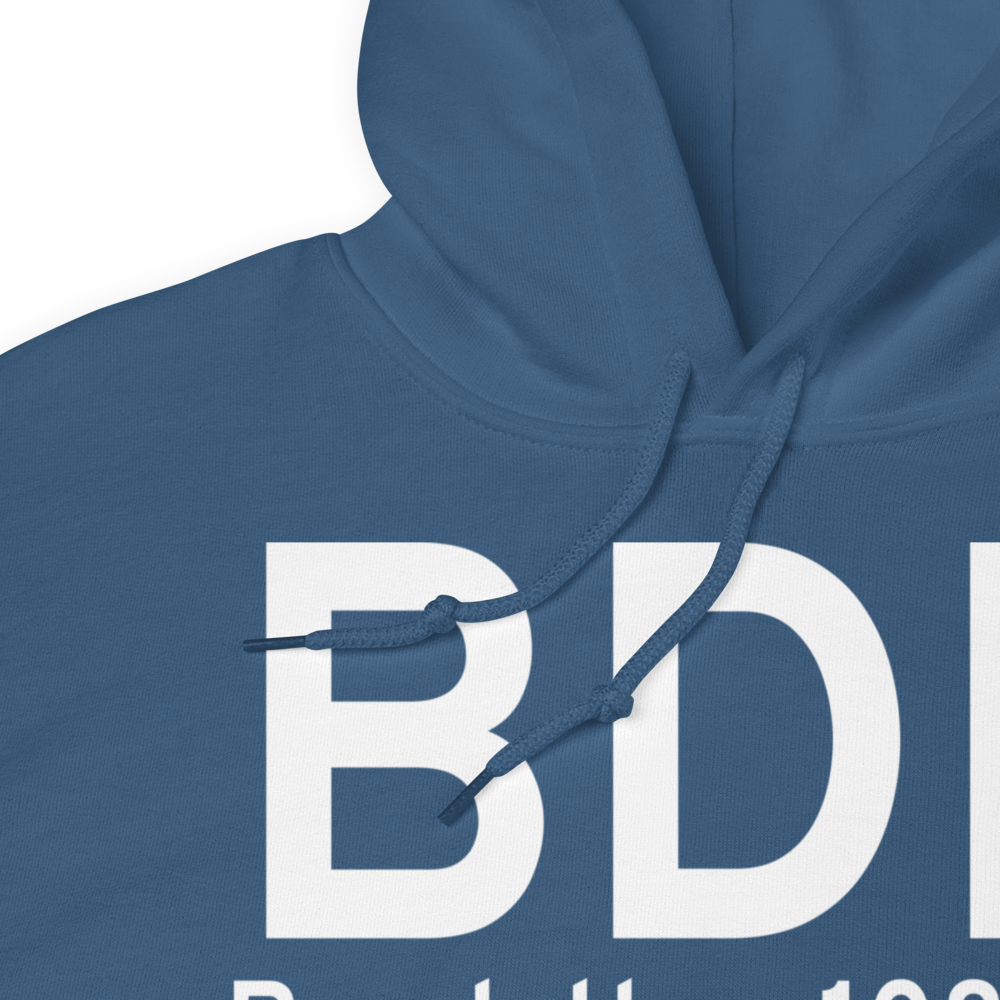 Baudette (KBDE) Airport Hoodie Sweatshirt 