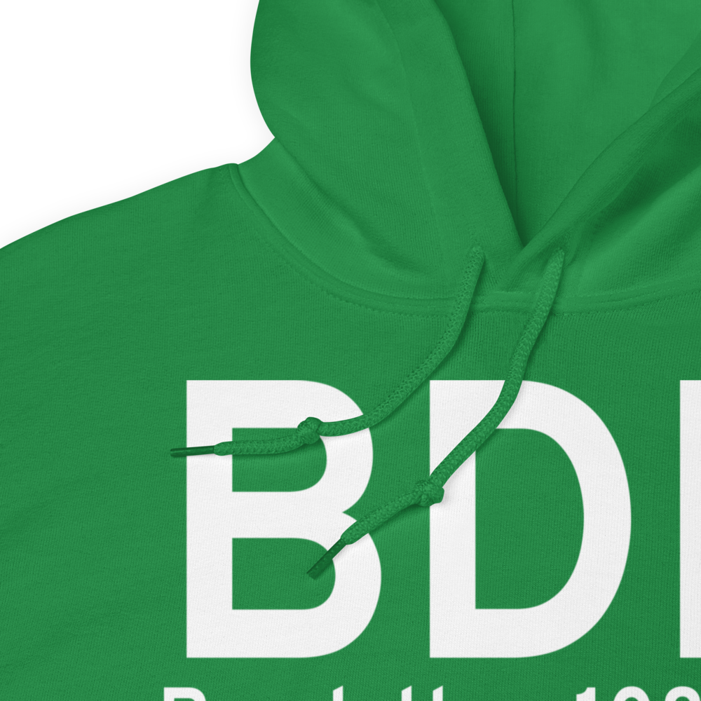 Baudette (KBDE) Airport Hoodie Sweatshirt 