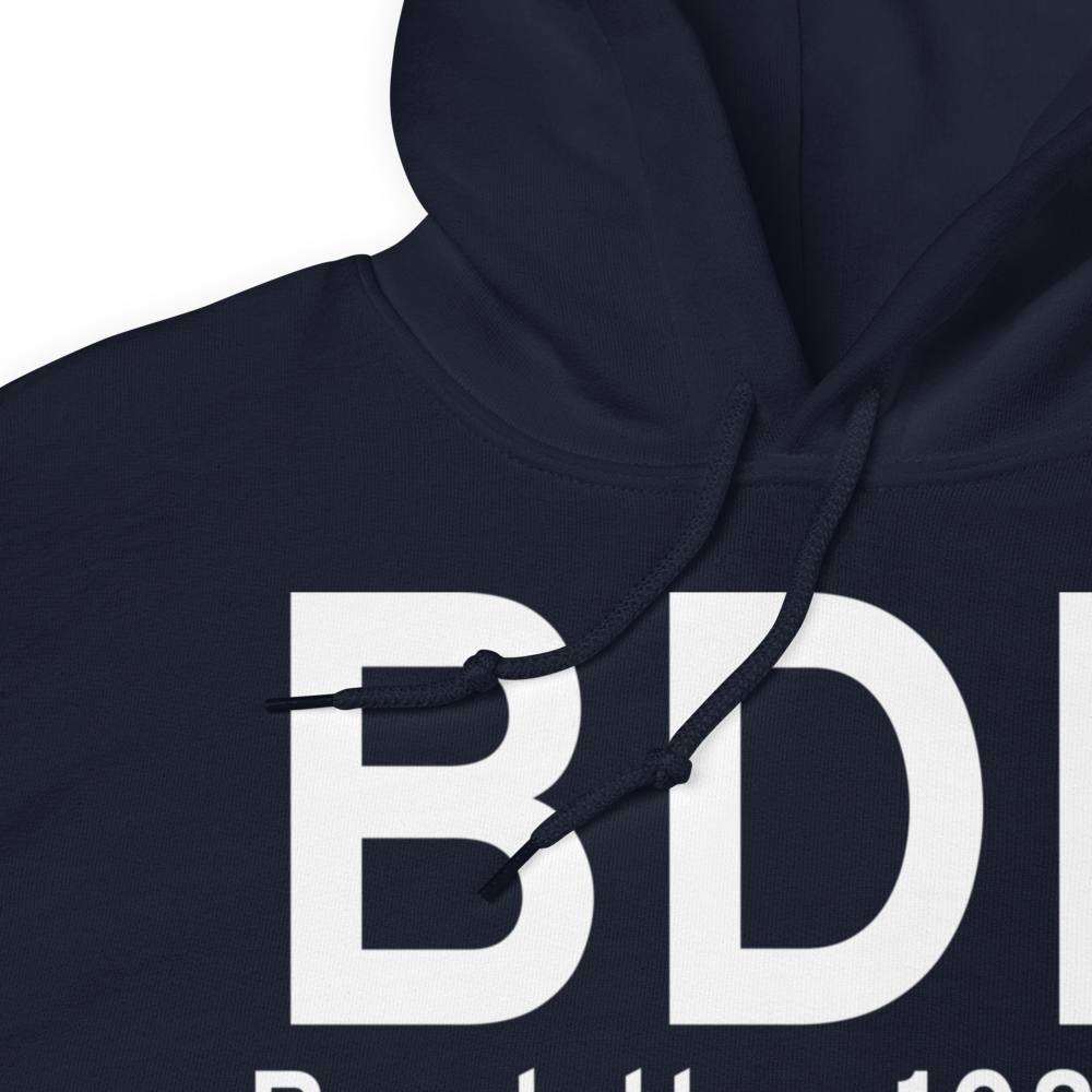 Baudette (KBDE) Airport Hoodie Sweatshirt 