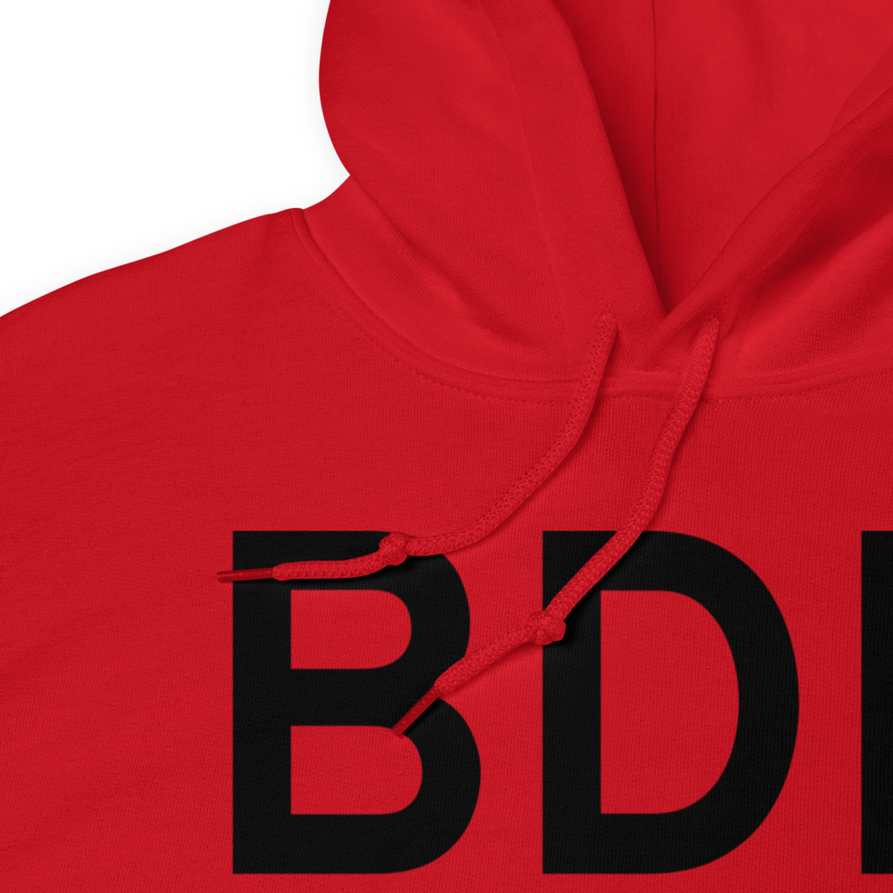 Baudette (KBDE) Airport Hoodie Sweatshirt 