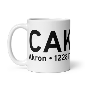 Akron (KCAK) Airport Mug
