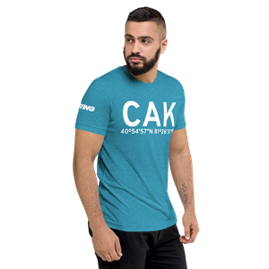 Akron (KCAK) Airport Tri-blend T-Shirt