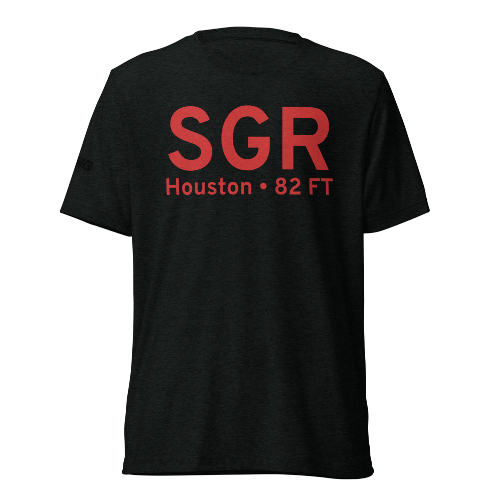 Houston (KSGR) Airport Tri-blend T-Shirt 