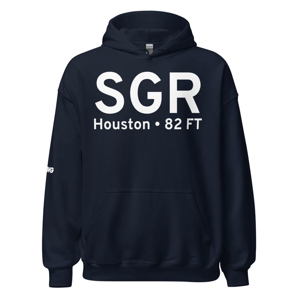 Houston (KSGR) Airport Hoodie Sweatshirt 