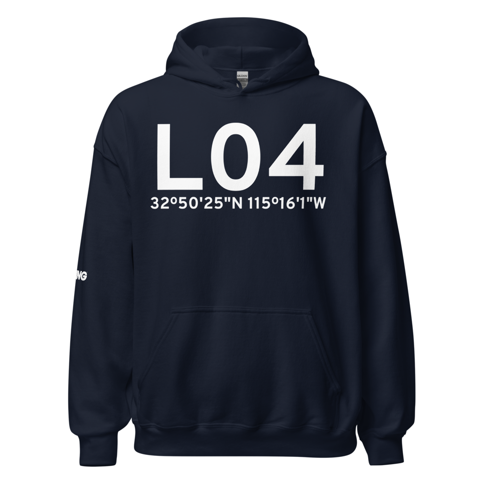 Holtville (KL04) Airport Hoodie Sweatshirt 