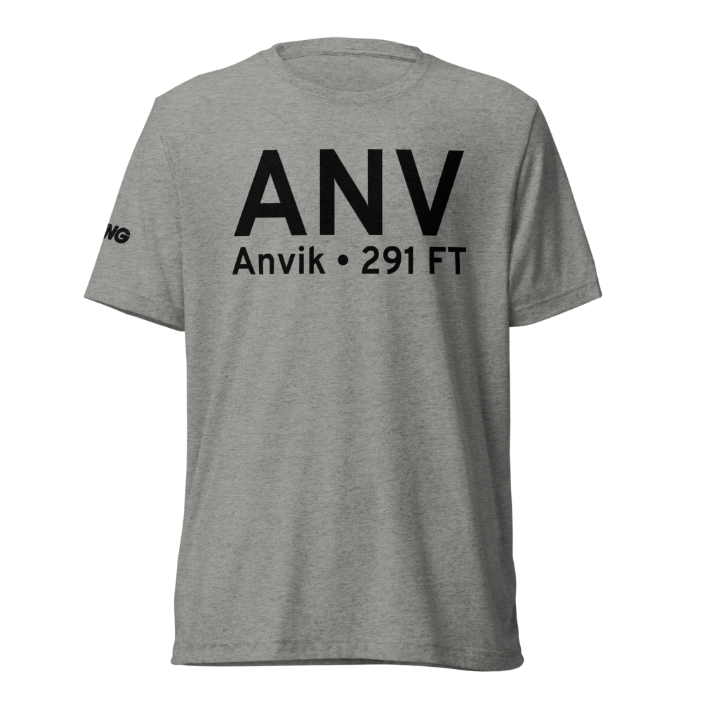 Anvik (PANV) Airport Tri-blend T-Shirt 