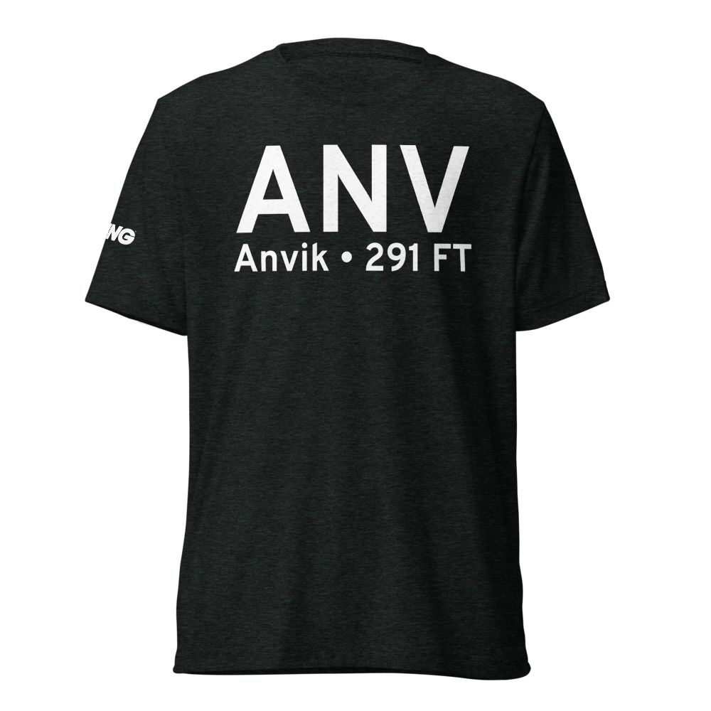 Anvik (PANV) Airport Tri-blend T-Shirt 