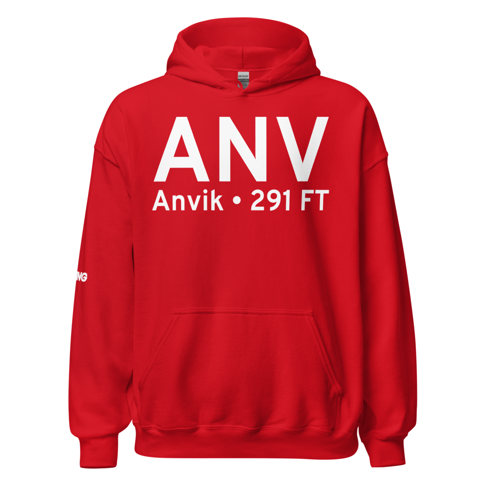 Anvik (PANV) Airport Hoodie Sweatshirt 