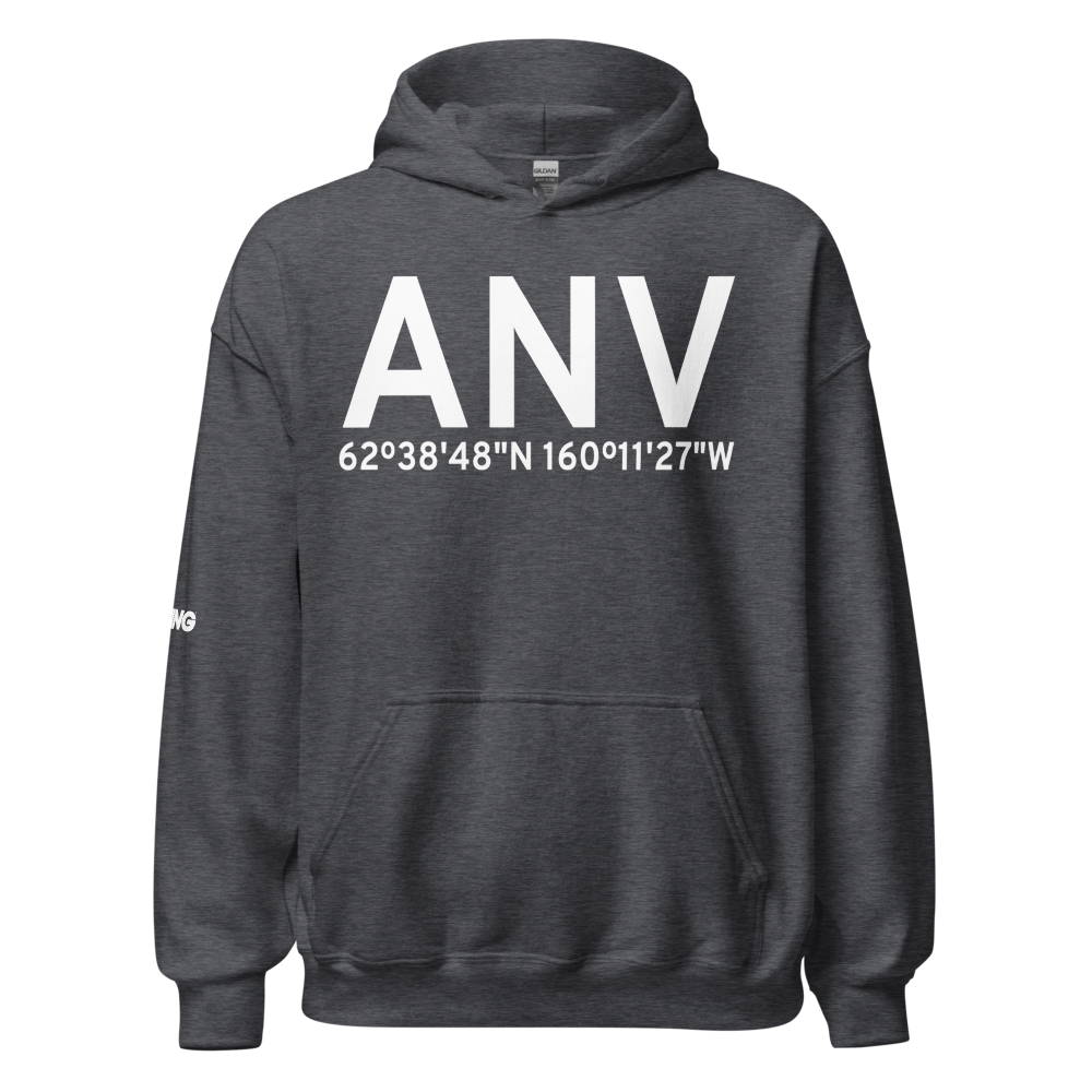 Anvik (PANV) Airport Hoodie Sweatshirt 