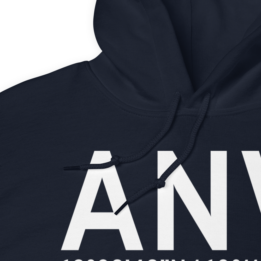 Anvik (PANV) Airport Hoodie Sweatshirt 