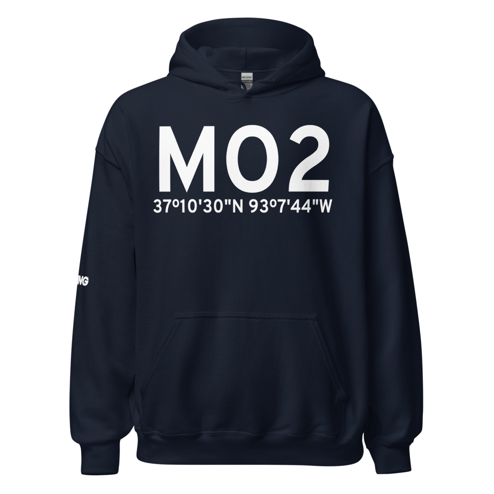 Springfield (MO2) Airport Hoodie Sweatshirt 