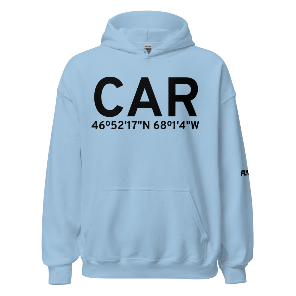 Caribou (KCAR) Airport Hoodie Sweatshirt 