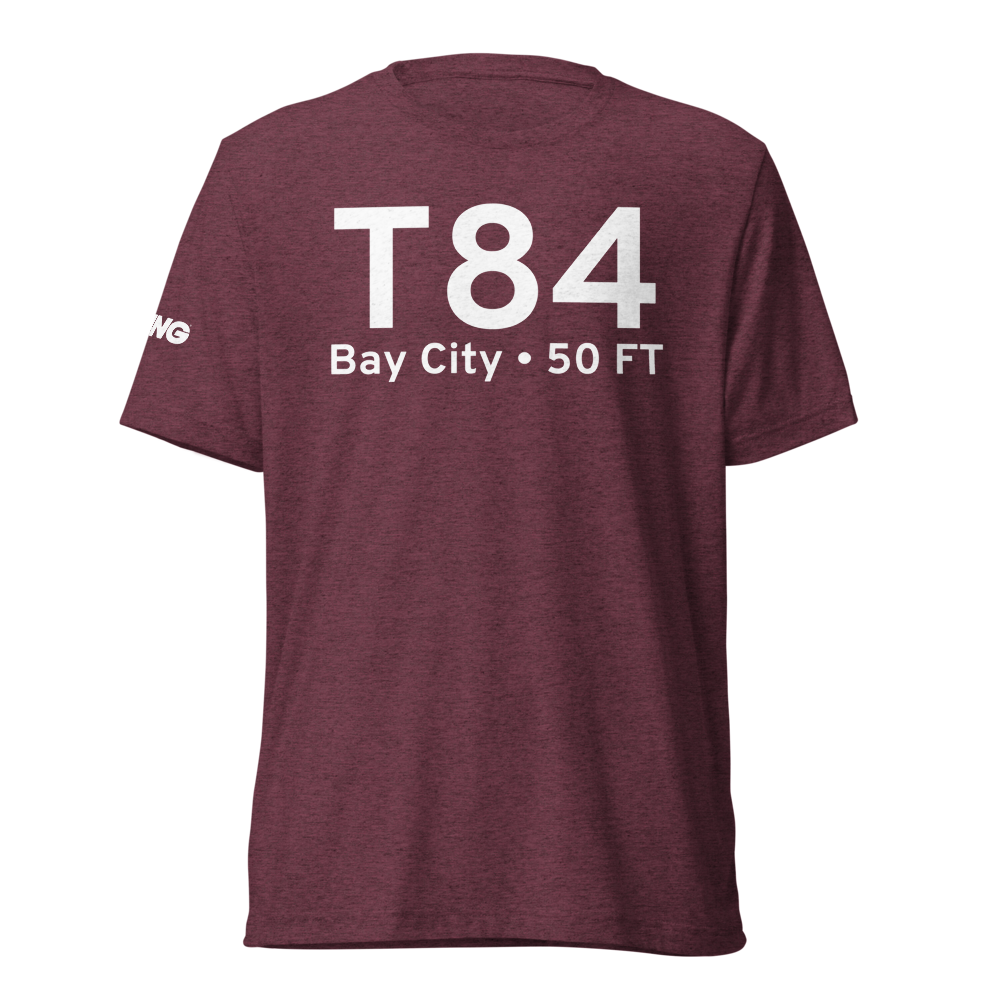 Bay City (T84) Airport Tri-blend T-Shirt 
