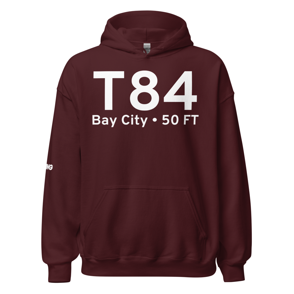 Bay City (T84) Airport Hoodie Sweatshirt 